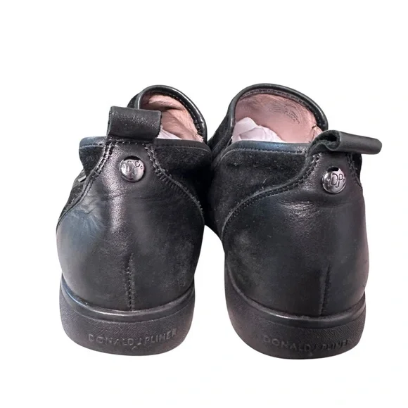 Donald J Pliner Mylasp Embellished Floral Black Suede Sneaker Size 7 - Picture 6 of 16